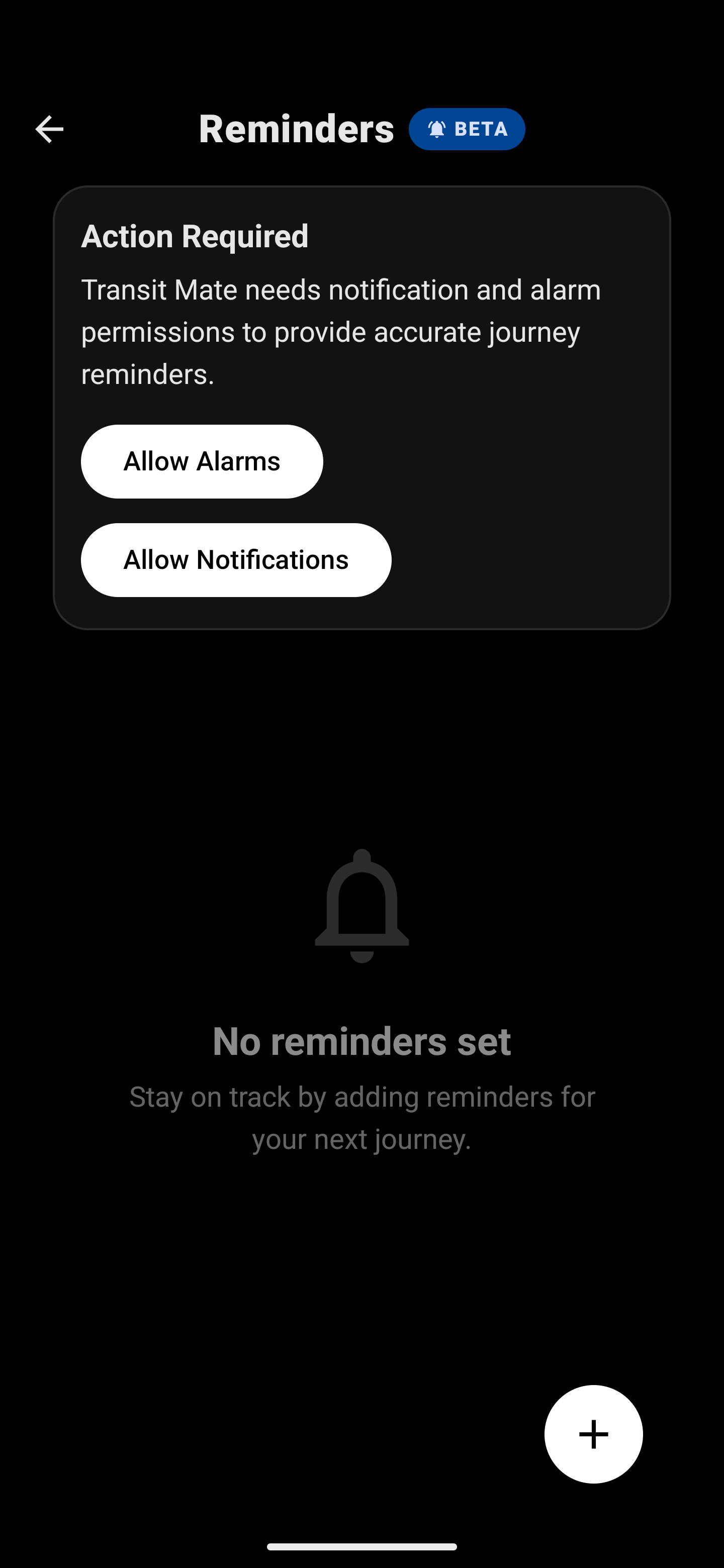 Reminder Page